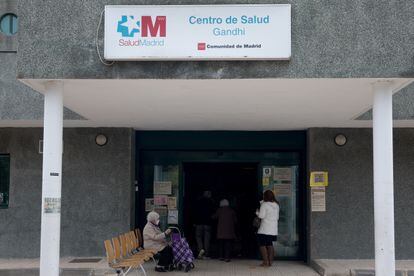 Centro de Salud Gandhi, en Ciudad Lineal, al norte de Madrid.