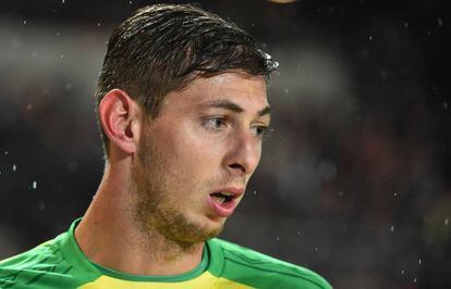 El futbolista Emiliano Sala, en un partido con el Nantes en noviembre de 2017.