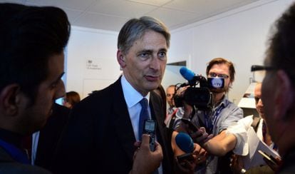 Hammond comparece ante la prensa el 15 de julio