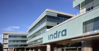 Sede central de Indra, en Madrid. 