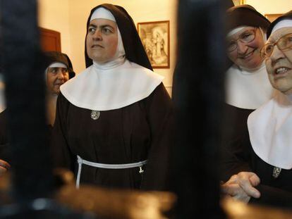 Monjas del monasterio de Nuestra Se&ntilde;ora de la Cruz, en Cubas de la Sagra, en Madrid.