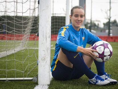 Marta Unzue, capitana del equipo femenino del FC Barcelona. 