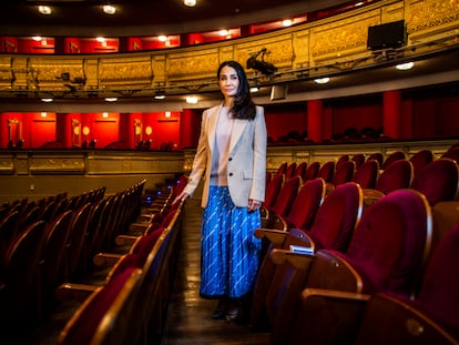 Tamara Rojo posa en el Teatro Real de Madrid, este martes.