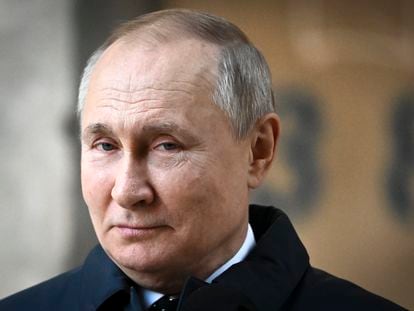 El presidente de Rusia, Vladímir Putin, el domingo en Moscú.