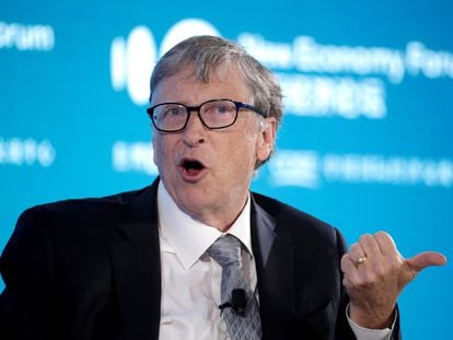 Bill Gates, durante un acto público en 2019.