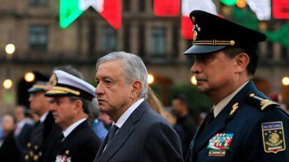 López Obrador, durante una ceremonia en Ciudad de México el 19 de septiembre. 