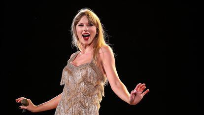 Taylor Swift durante su presentación en Ciudad de México, el 24 de agosto.