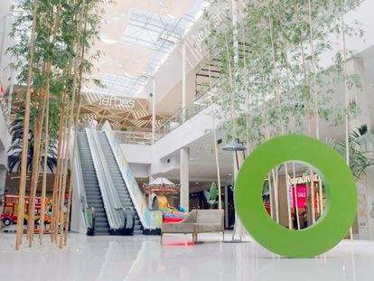 Centro comercial Odeón, en Ferrol, en una imagen capturada de un video promocional.