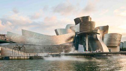 Vista del Museo Guggenheim, obra de Frank Gehry.