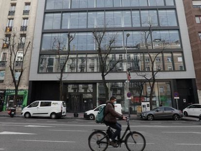 Futura sede de WeWork en Goya 36, de Madrid.