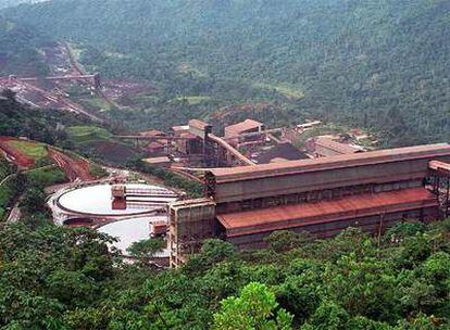 La procesadora de hierro de Rio Doce (Brasil), la mayor del mundo, exporta a China.