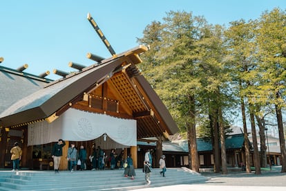 El Pueblo Histórico Hokkaido, a las afueras de la ciudad de Sapporo.