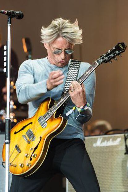 Paul Weller, el domingo en el festival de Glastonbury.