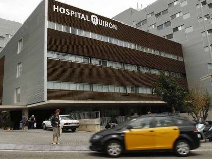Hospital Quir&oacute;n en Barcelona, del que CVC se hizo el pasado a&ntilde;o con el control accionarial.