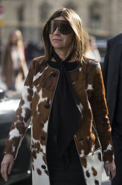 Carine Roitfeld, el pasado marzo en Par&iacute;s.