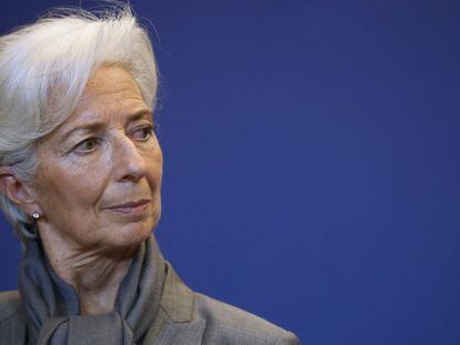 La directora gerente, Christine Lagarde, el pasado marzo en Par&iacute;s.