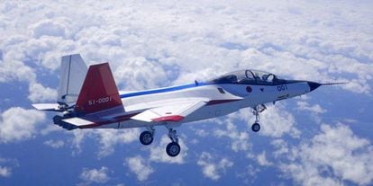 Prototipo del X2, un avión furtivo de combate.