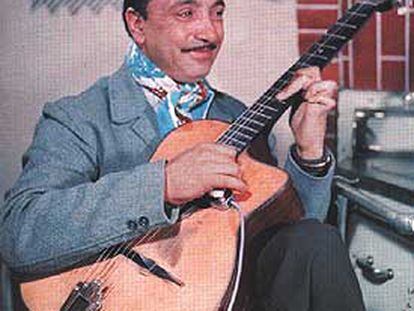 El guitarrista belga Django Reinhardt.