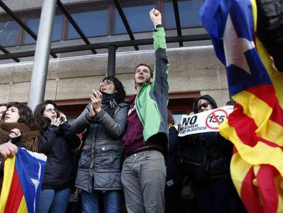 Oriol Ciurana y Marta Llorens, concejales de la CUP en Reus.