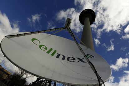 Una antena de Cellnex en Madrid.