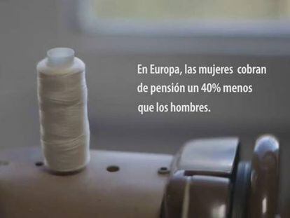 ¿Sabías que las mujeres europeas cobran un 40% menos de pensión que los hombres?