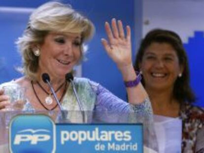 Esperanza Aguirre, expresidenta de la Comunidad de Madrid.