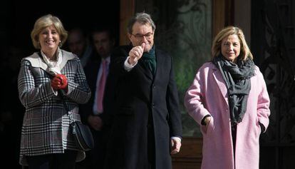 Irene Rigau, Artur Mas y Joana Ortega.