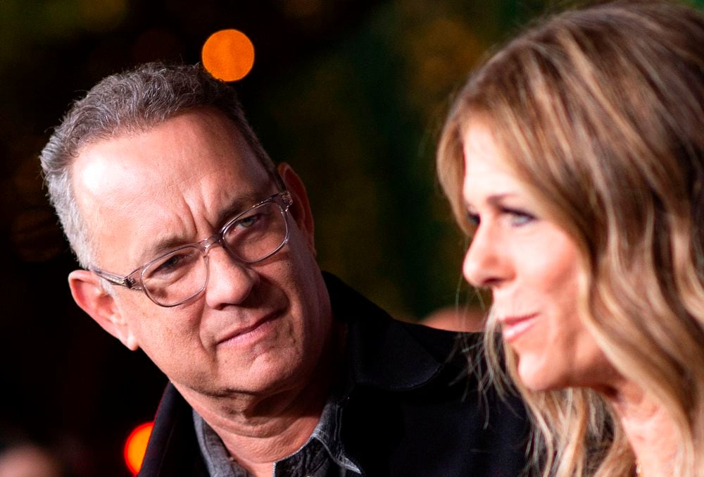 Tom Hanks y su esposa, Rita Wilson, en 2018.
