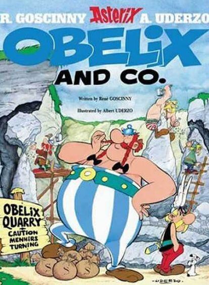 El personaje de cómic Obelix, de Goscinny y Uderzo, siempre viste a rayas verticales