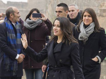 In&eacute;s Arrimadas, en campa&ntilde;a en Lleida.