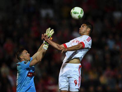 Jim&eacute;nez, en un partido la semana pasada.