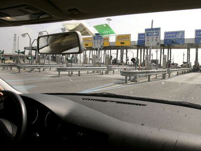 Una autopista de Autostrade en Roma.