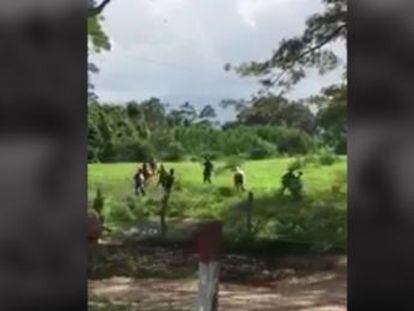 El incidente se produjo durante la ola de protestas por falta de alimentos en el Estado de Mérida