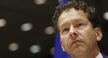 El presidente del Eurogrupo, Jeroen Dijsselbloem, la semana pasada en Bruselas.