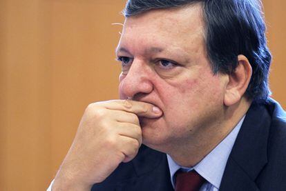 El presidente de la Comisión Europea, José Manuel Durão Barroso, ayer en Bruselas.