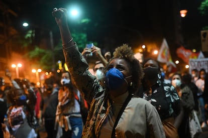 Una protesta contra el racismo en Río de Janeiro, el pasado 13 de mayo.