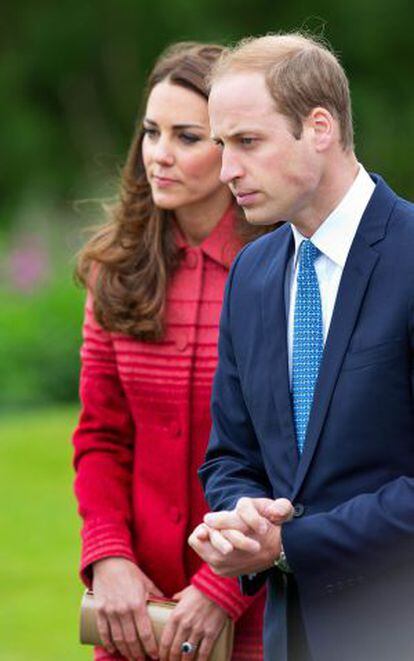 Guillermo de Inglaterra y su mujer, Kate Middleton.