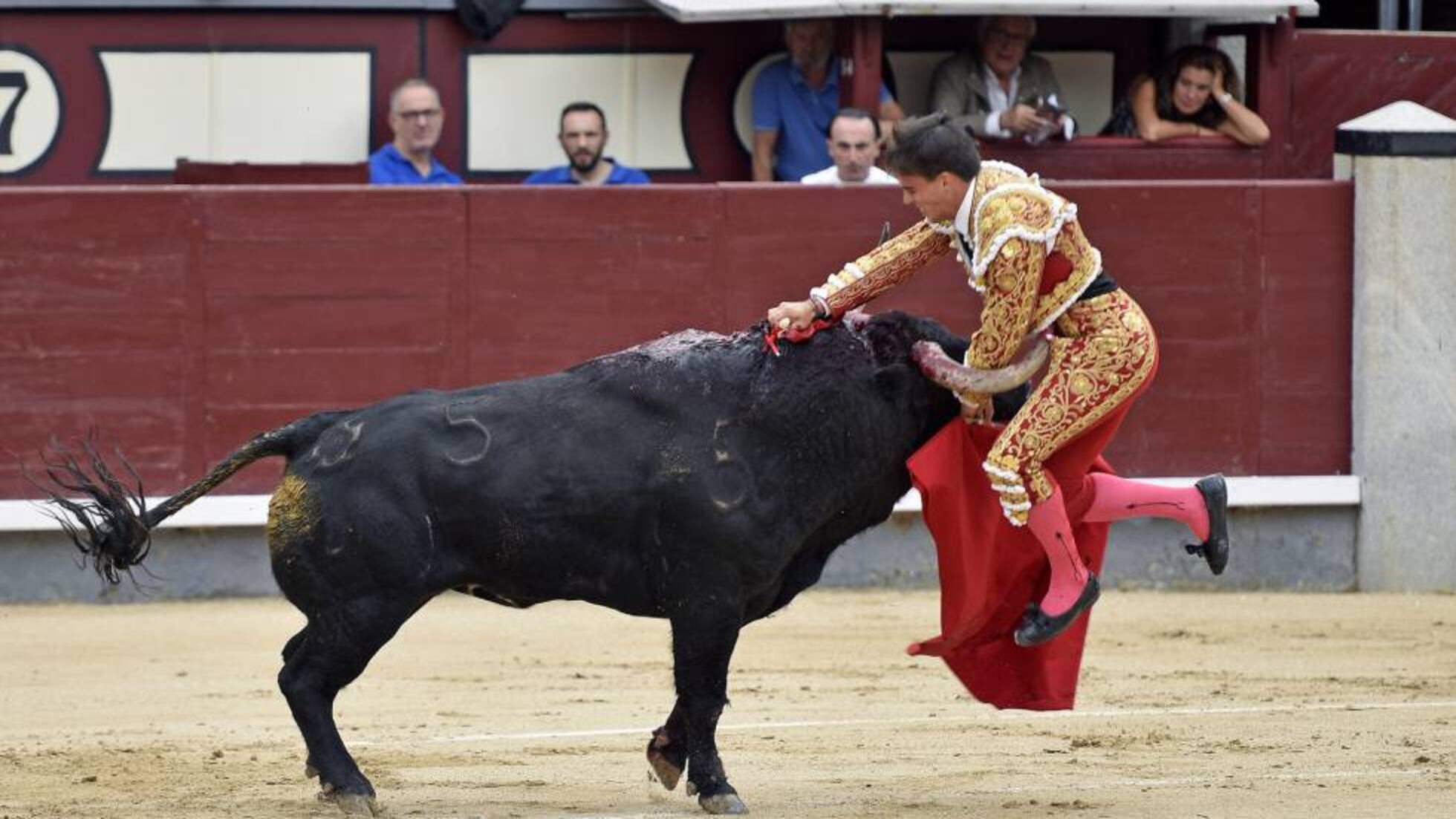 La cornada a Gonzalo Caballero