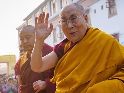 El Dalai Lama, Tenzin Gystaso, celebra su 84 cumpleaños.