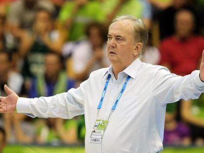 El entrenador de Eslovenia Bozidar Maljkovic