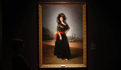 'Duquesa de Alba', de Goya, es una de las piezas más importantes de pintura de la muestra 'Tesoros'.