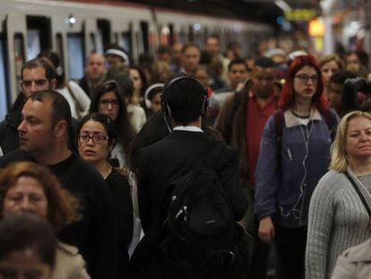 La estación Diagonal de la L5, este lunes.