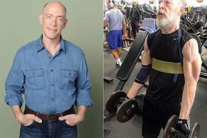 El ganador del Oscar J.K. Simmons, con un físico envidiable a los 61 años.