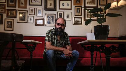 Ignatius Farray, esta semana en un bar de Madrid