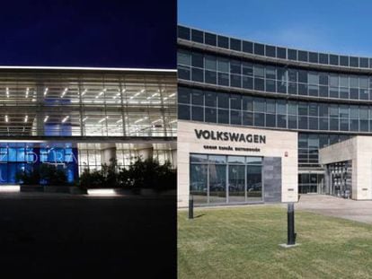 Las sedes de Lanzadera y Volkswagen.