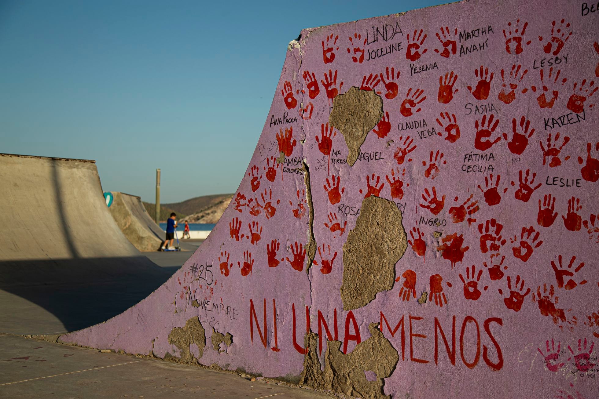Un mural en el malecón del municipio de Guaymas, en Sonora.