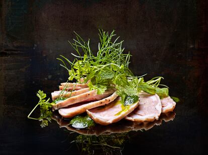 Cabrito verde, una de las recetas incluidas en el libro '1607'.