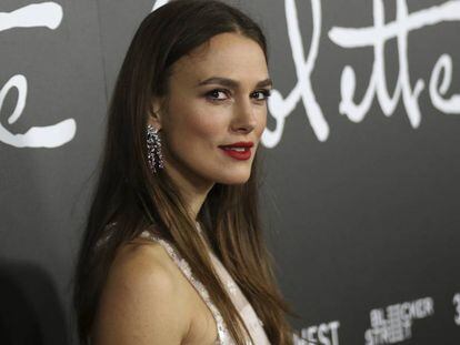 La actriz Keira Knightley en la premiere de 'Colette' el pasado septiembre. 