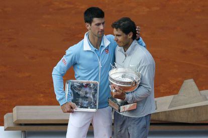 Djokovic felicita a Nadal por su victoria en la final de Roland Garros