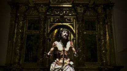 'Cristo del perdón', de Carmona (1753), expuesto en Cuéllar (Segovia), en la muestra de Las Edades del Hombre de 2017..